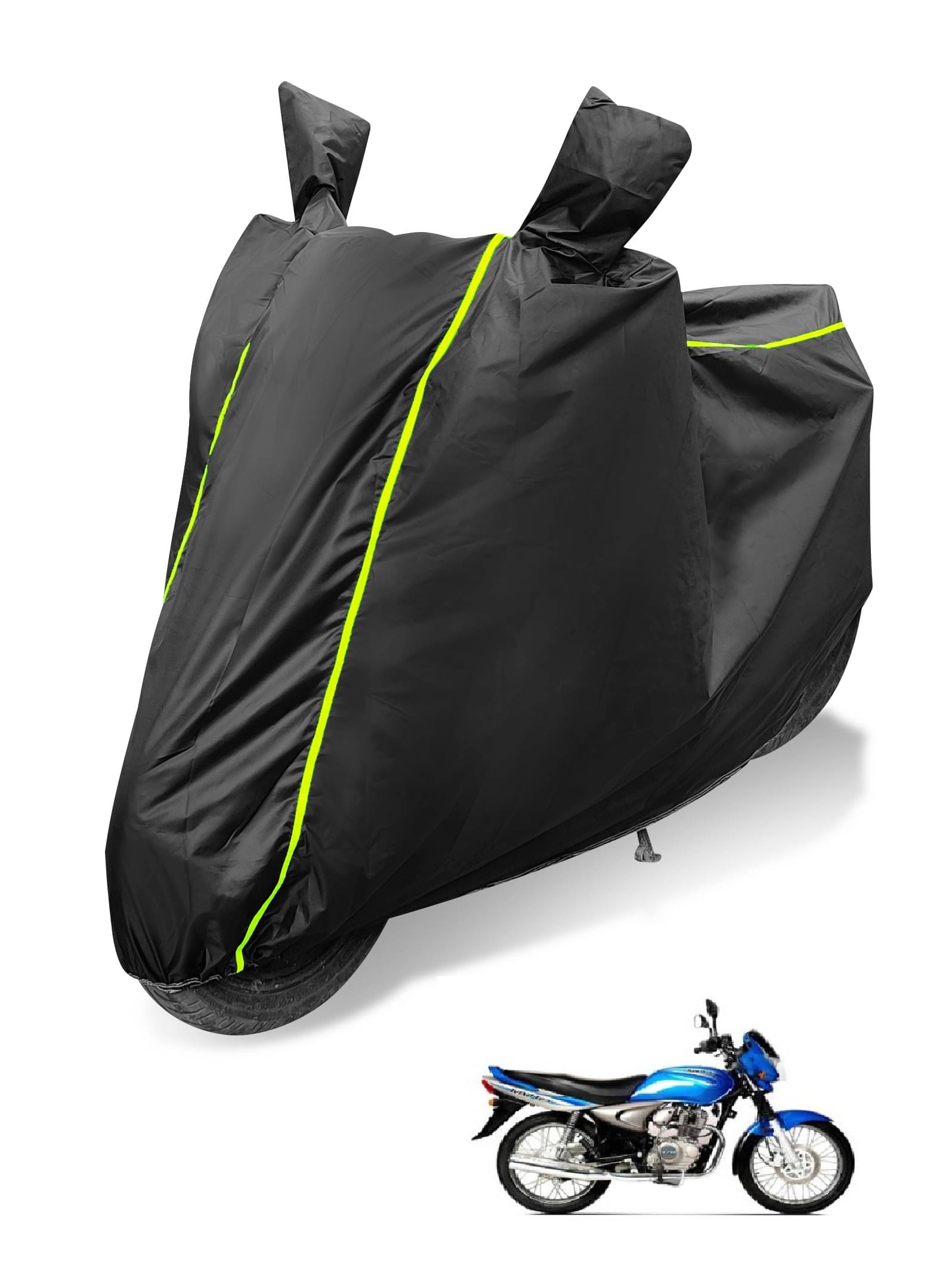     			Mockhe Bike Body Cover for Bajaj Wind 125 ( Pack of 1 ) , Black