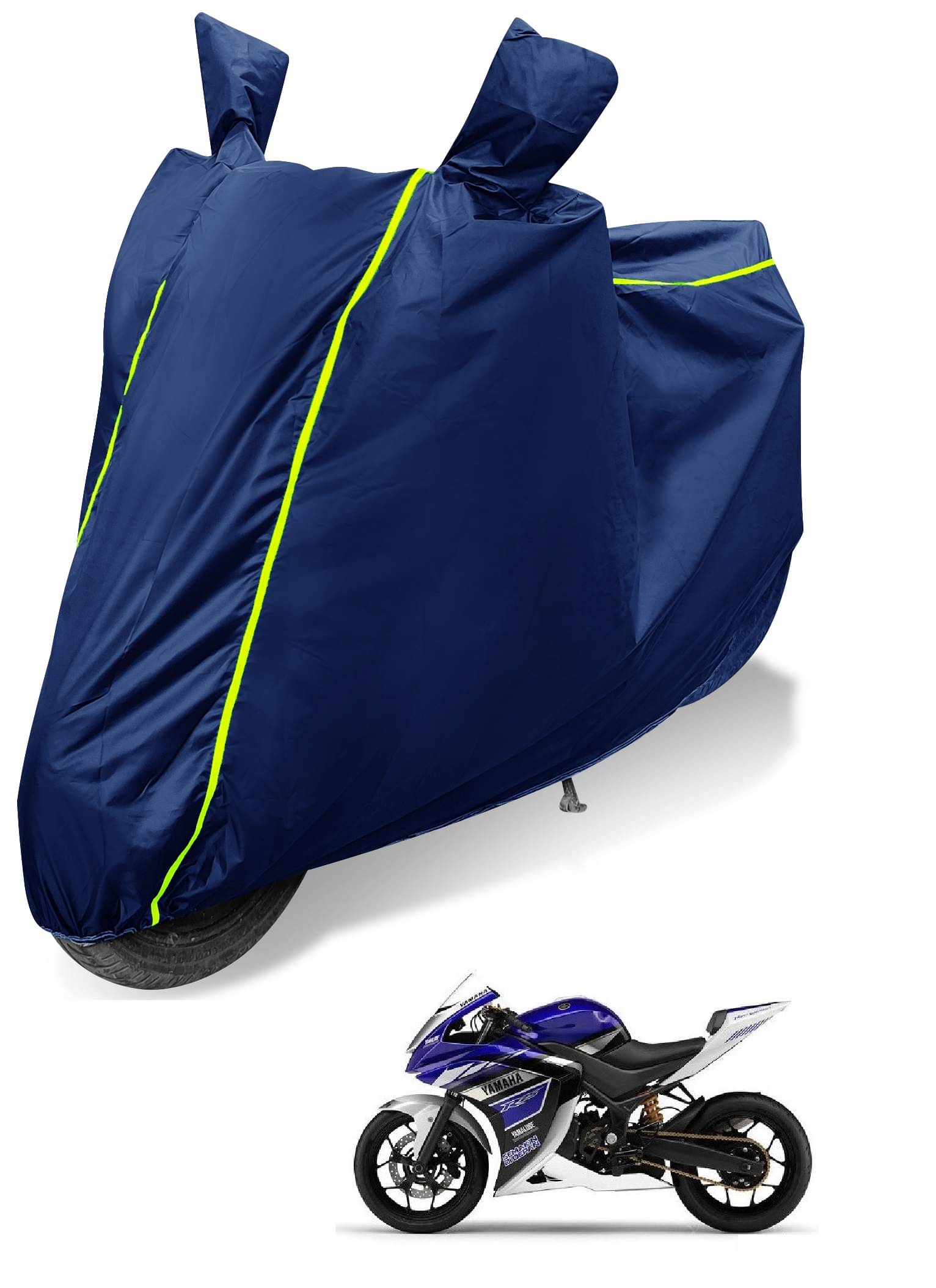     			Mockhe Bike Body Cover for TVS ZEST ( Pack of 1 ) , Blue