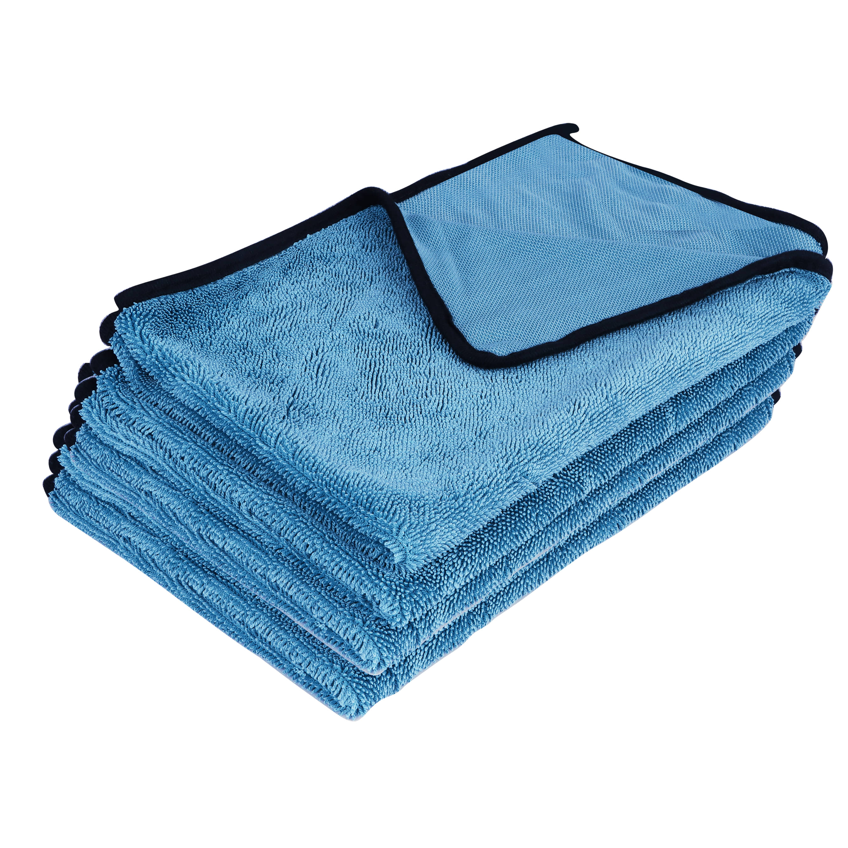     			Mockhe Blue 600 GSM Microfiber Cloth For Automobile ( Pack of 4 )