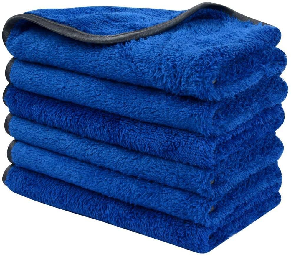 Mockhe Blue 600 GSM Microfiber Cloth For Automobile ( Pack of 2 ) Mockhe Blue 600 GSM Microfiber Cloth For Automobile ( Pack of 2 )
