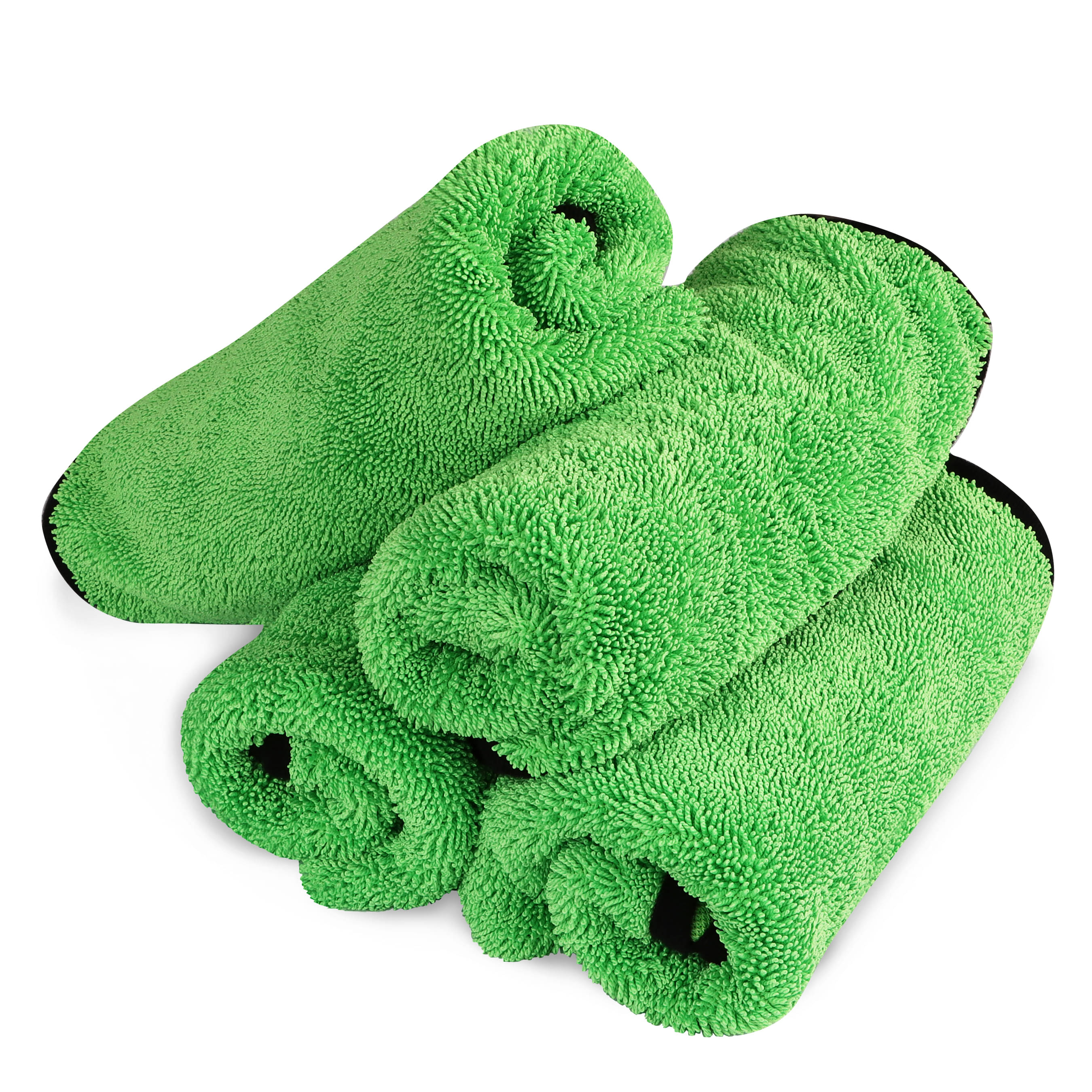     			Mockhe Green 600 GSM Microfiber Cloth For Automobile ( Pack of 4 )