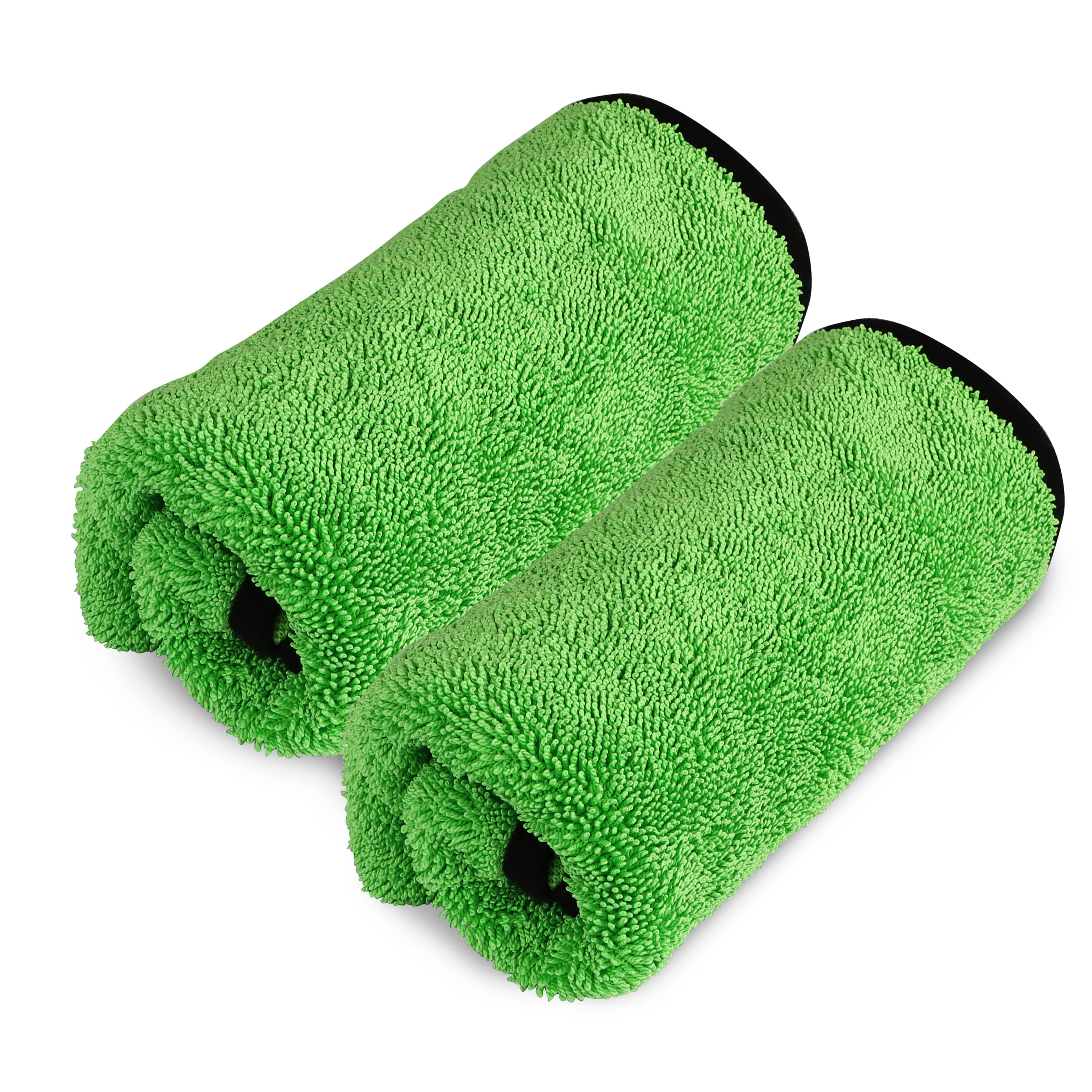 Mockhe Green 600 GSM Microfiber Cloth For Automobile ( Pack of 2 ) Mockhe Green 600 GSM Microfiber Cloth For Automobile ( Pack of 2 )