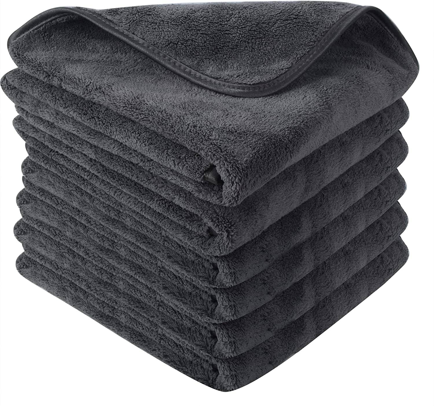 Mockhe Grey 600 GSM Microfiber Cloth For Automobile ( Pack of 6 ) Mockhe Grey 600 GSM Microfiber Cloth For Automobile ( Pack of 6 )