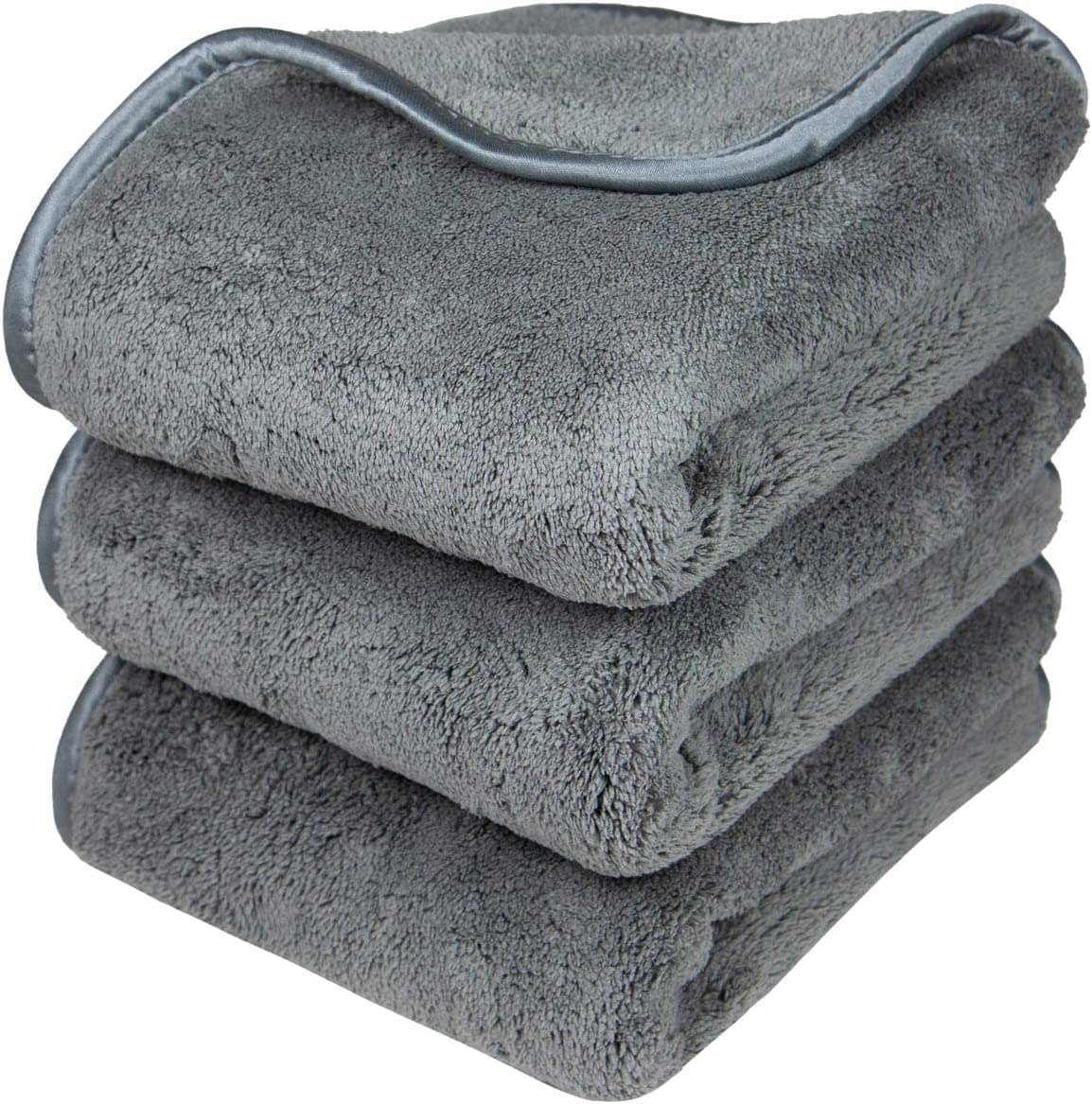 Mockhe Grey 600 GSM Microfiber Cloth For Automobile ( Pack of 3 ) Mockhe Grey 600 GSM Microfiber Cloth For Automobile ( Pack of 3 )