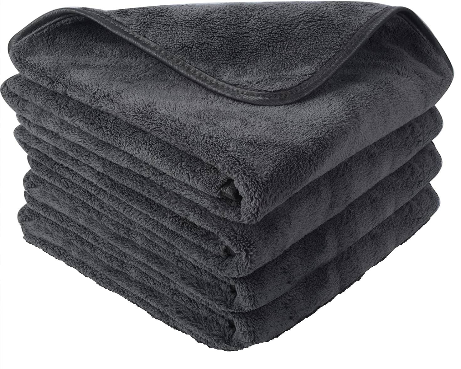 Mockhe Grey 600 GSM Microfiber Cloth For Automobile ( Pack of 4 ) Mockhe Grey 600 GSM Microfiber Cloth For Automobile ( Pack of 4 )