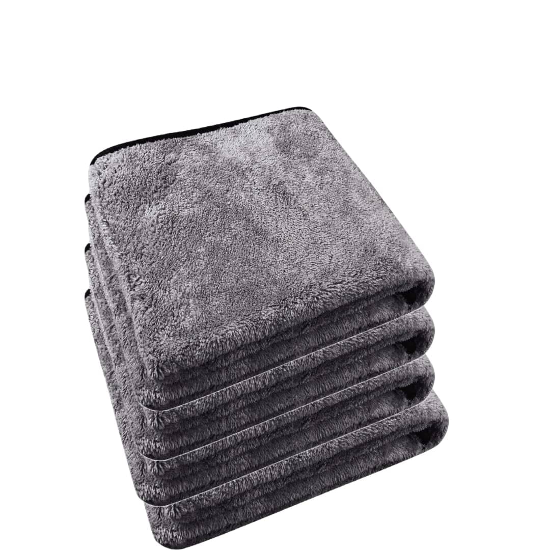     			Mockhe Grey 800 GSM Microfiber Cloth For Automobile ( Pack of 4 )