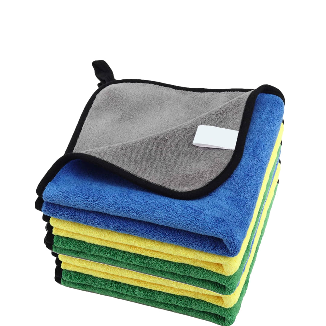 Mockhe Multicolor 800 GSM Microfiber Cloth For Automobile ( Pack of 5 ) Mockhe Multicolor 800 GSM Microfiber Cloth For Automobile ( Pack of 5 )