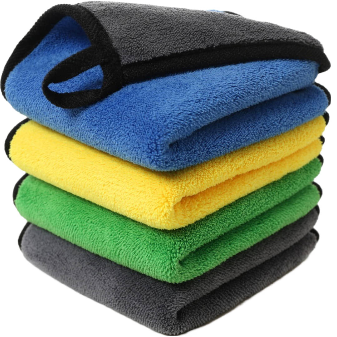 Mockhe Multicolor 800 GSM Microfiber Cloth For Automobile ( Pack of 4 ) Mockhe Multicolor 800 GSM Microfiber Cloth For Automobile ( Pack of 4 )