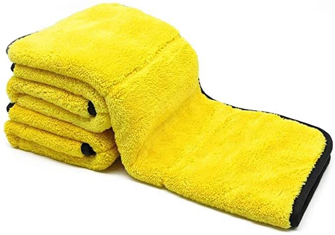 Mockhe Yellow 600 GSM Microfiber Cloth For Automobile ( Pack of 5 ) Mockhe Yellow 600 GSM Microfiber Cloth For Automobile ( Pack of 5 )