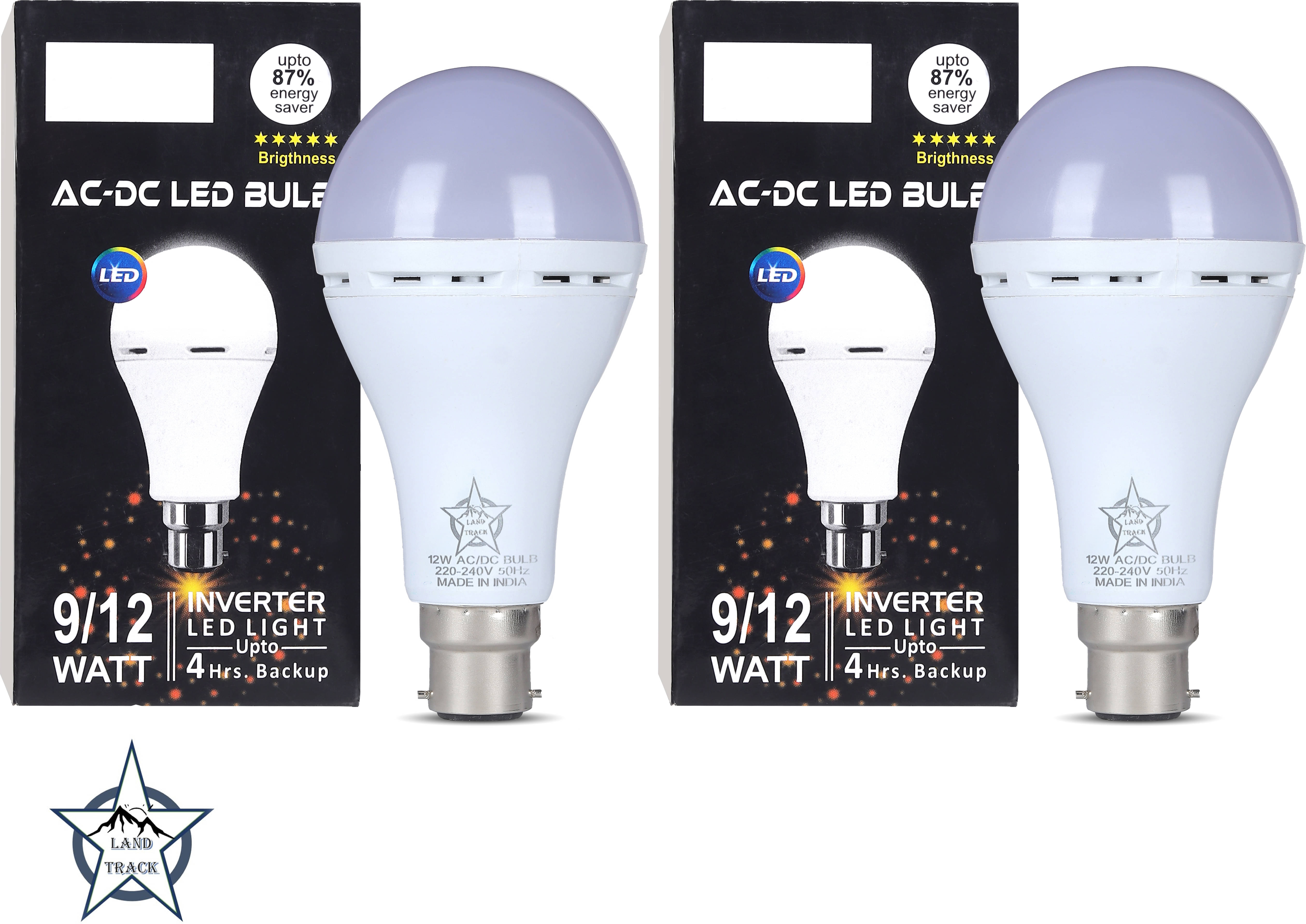 SPARKWORLD 12W Natural White Inverter Bulb ( Pack of 2 ) SPARKWORLD 12W Natural White Inverter Bulb ( Pack of 2 )