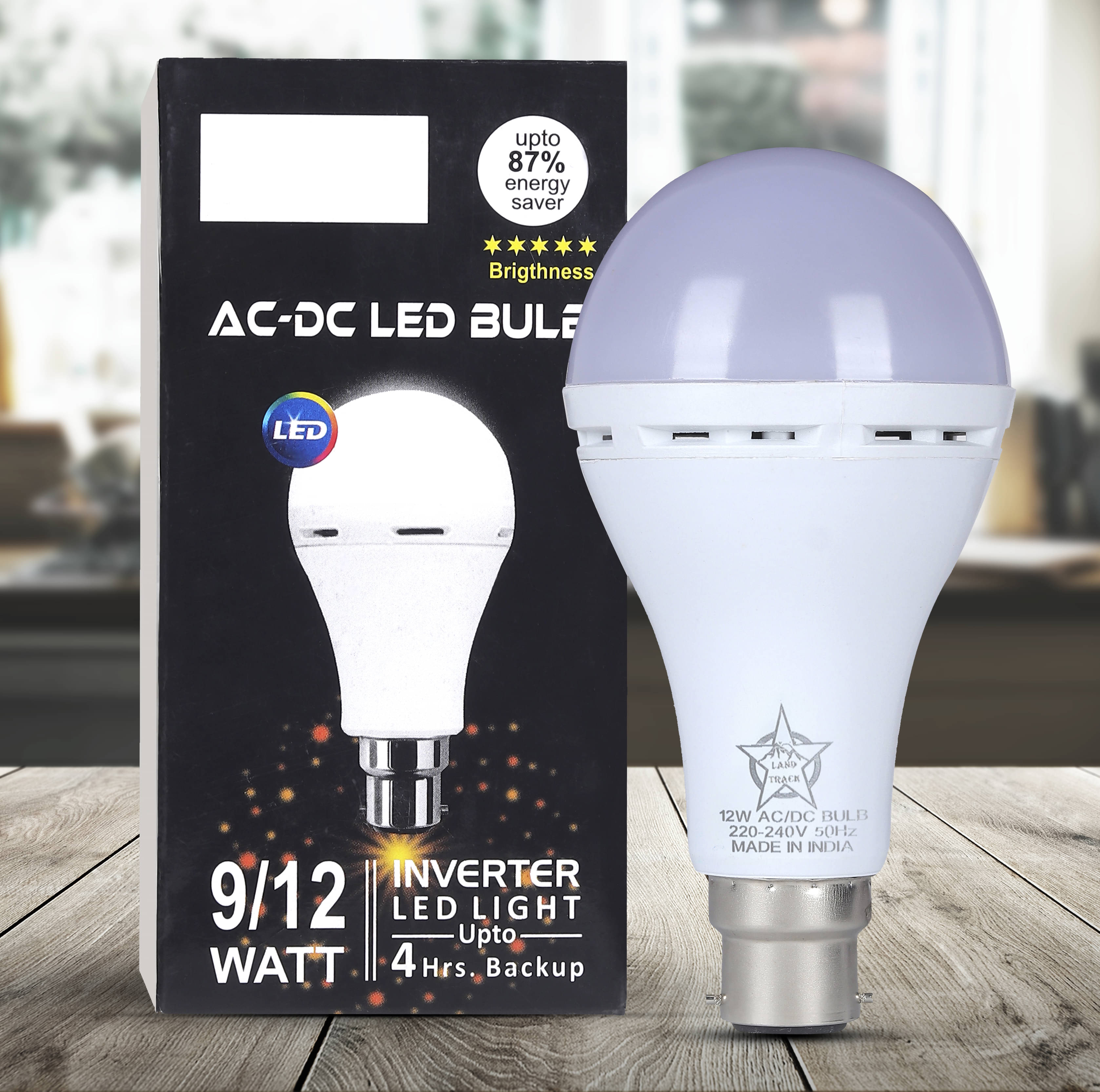 SPARKWORLD 12W Natural White Inverter Bulb ( Single Pack )     			SPARKWORLD 12W Natural White Inverter Bulb ( Single Pack )
