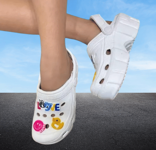     			Seafoot White Women's Toe Covered Flip Flop
