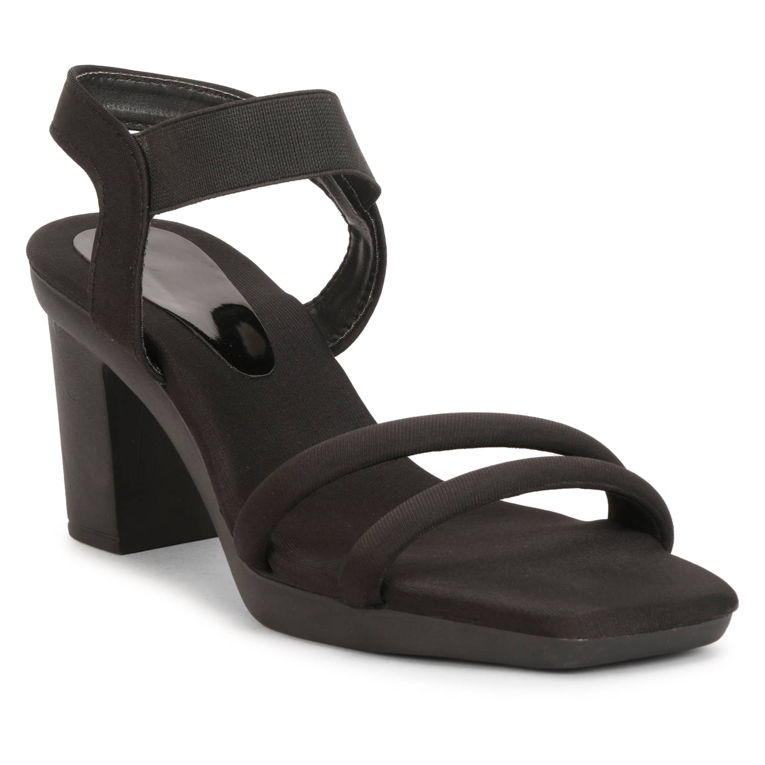     			Sneakersvilla Black Women's Sandal Heels