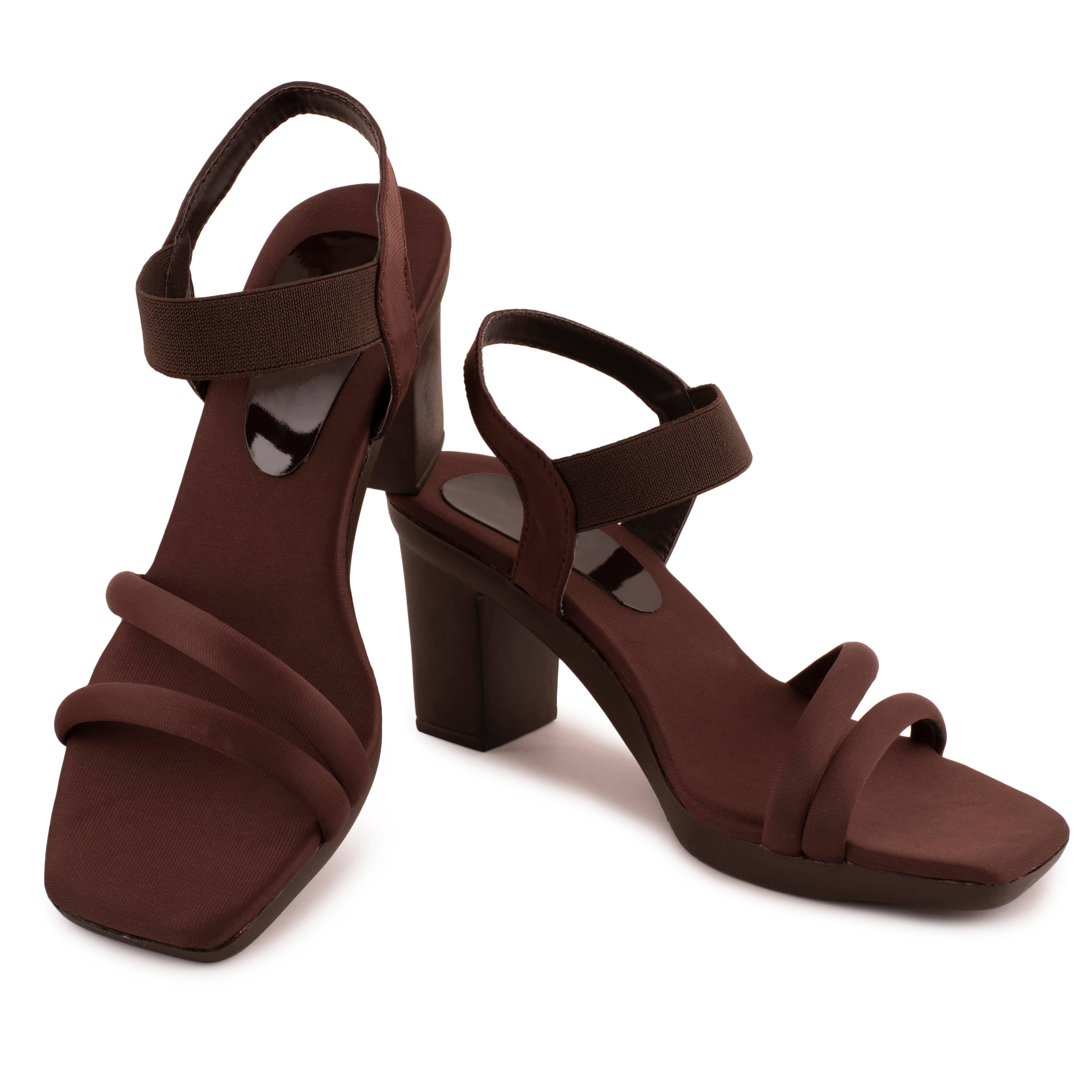 Sneakersvilla Brown Women's Sandal Heels Sneakersvilla Brown Women's Sandal Heels