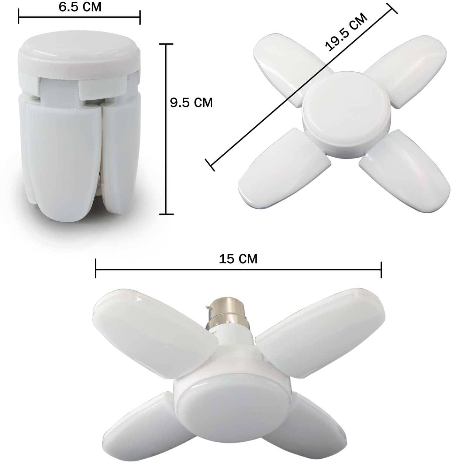     			Spark World 20W Natural White LED Bulb ( Single Pack )