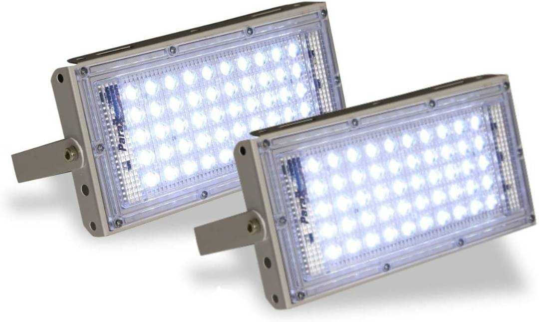     			Spark World 50W Cool Day Light LED Bulb ( Pack of 2 )