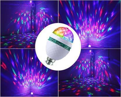     			Spark World Multicolor Others Rotating Light ( Pack of 1 )