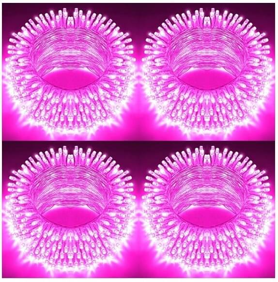    			Spark World Pink 11 Mtr String Light ( Pack of 4 )