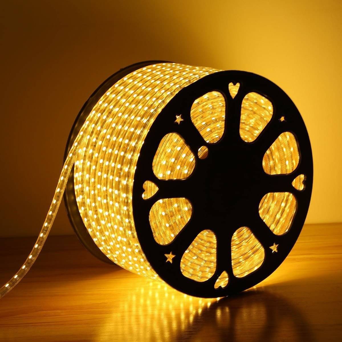     			Spark World Yellow 3M LED Rope Light ( Pack of 1 )