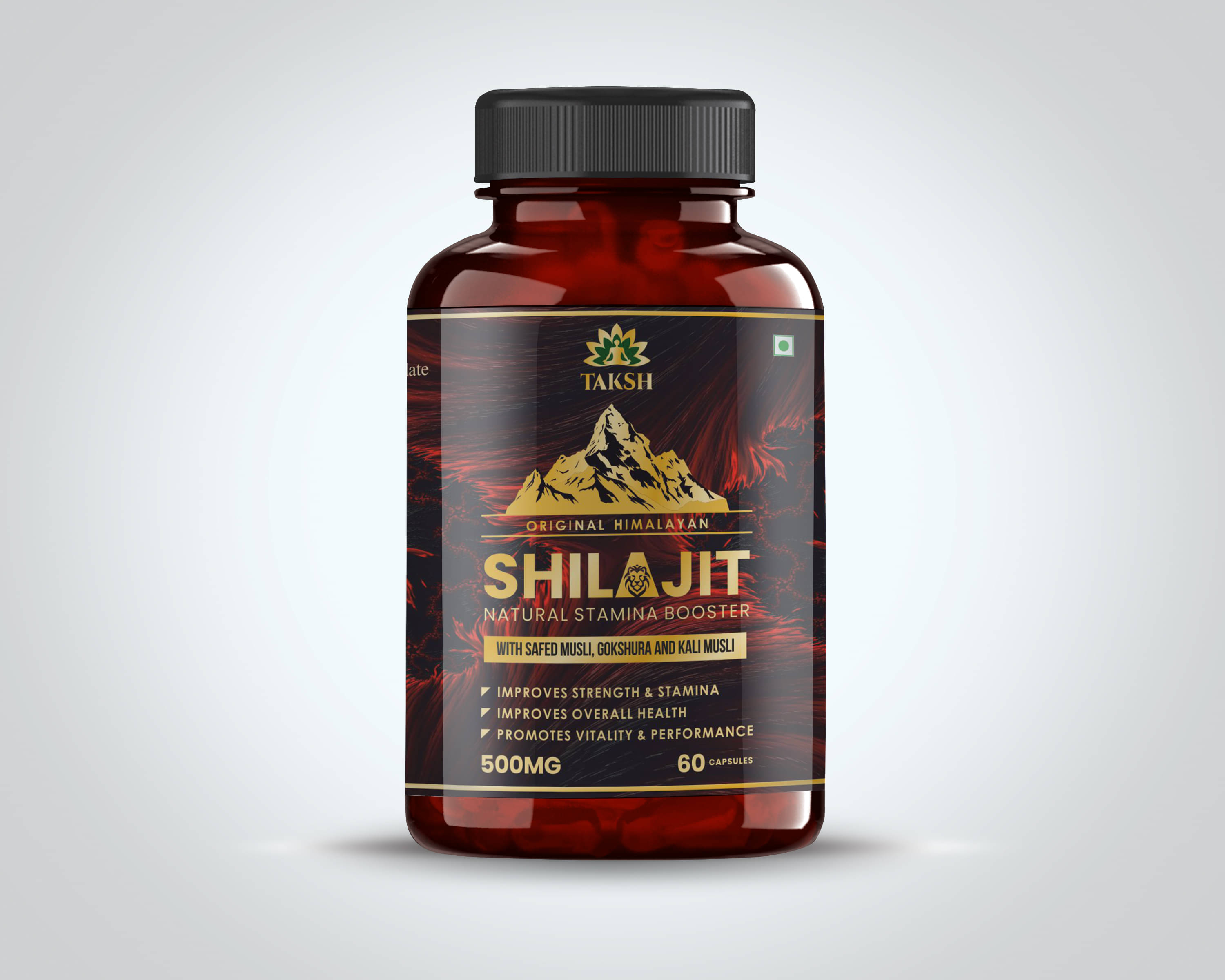 Taksh Shilajit Capsule with Safed Musli & Ashwagandha for Power & Strength 60 No.s (Pack of 1) Taksh Shilajit Capsule with Safed Musli & Ashwagandha for Power & Strength 60 No.s (Pack of 1)