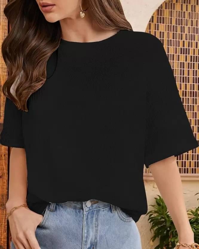 Westchic Women's Hosiery Regular Top ( Black ) Westchic Women's Hosiery Regular Top ( Black )