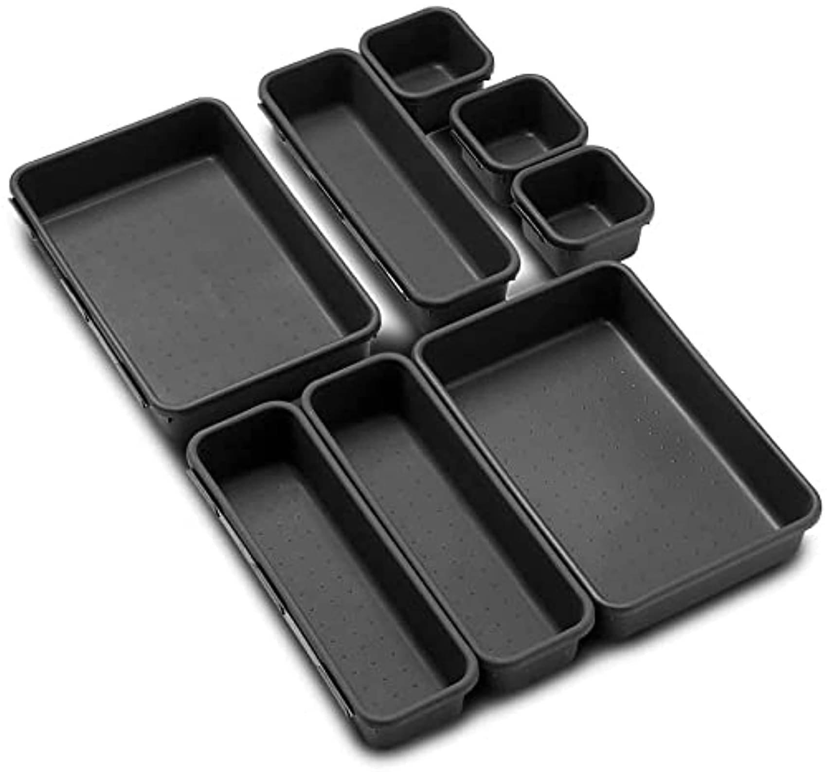     			analog kichenware Black Plastic Spoon Holder ( Pack of 8 )
