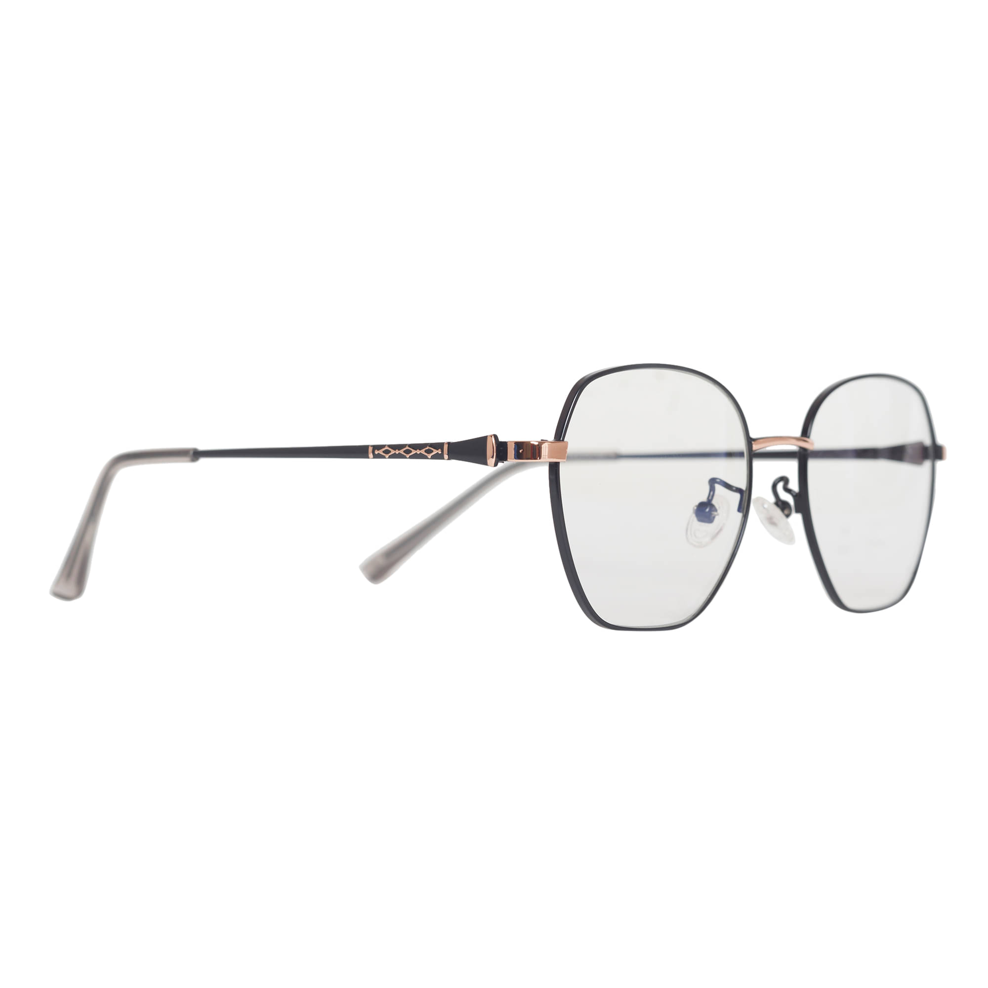     			Admire Black Full Rim Geometric Computer Glasses ( Pack of 1 )