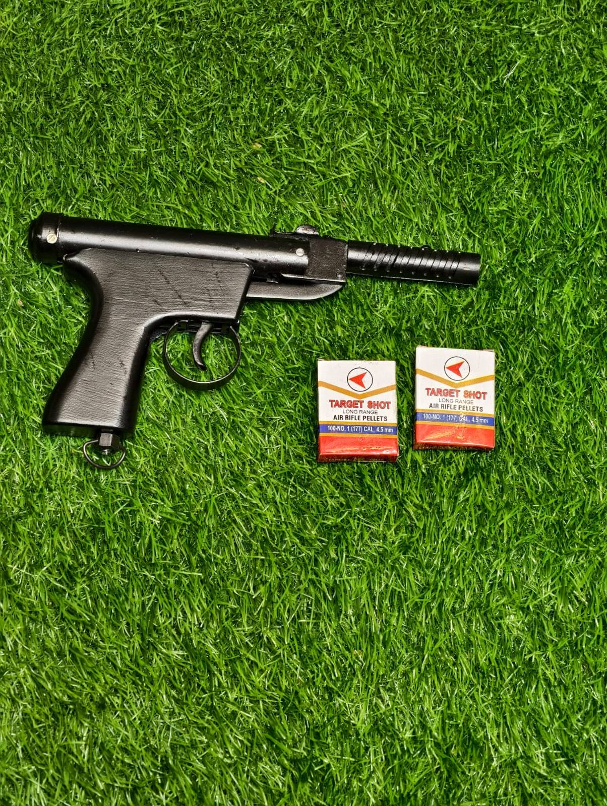     			Air Pistol Metal Gun / Bandook With Free 200 Pellets / Bullets