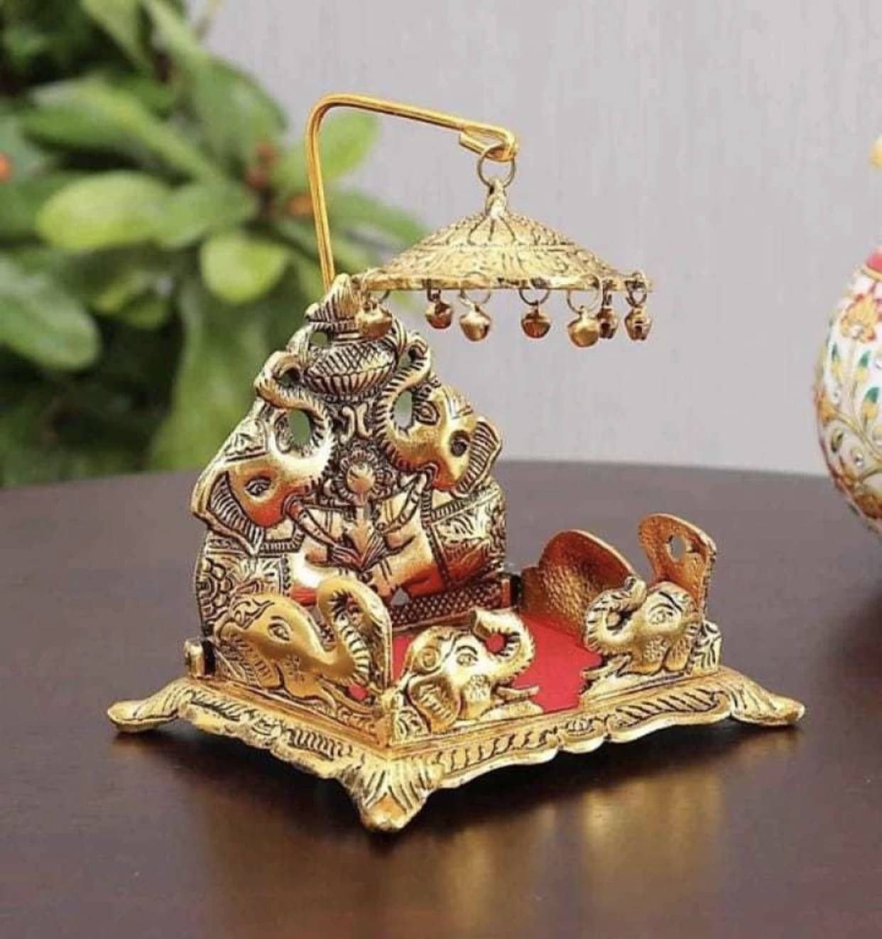     			Basukiya Polyresin Khatu Shyam Idol ( 15 cm )