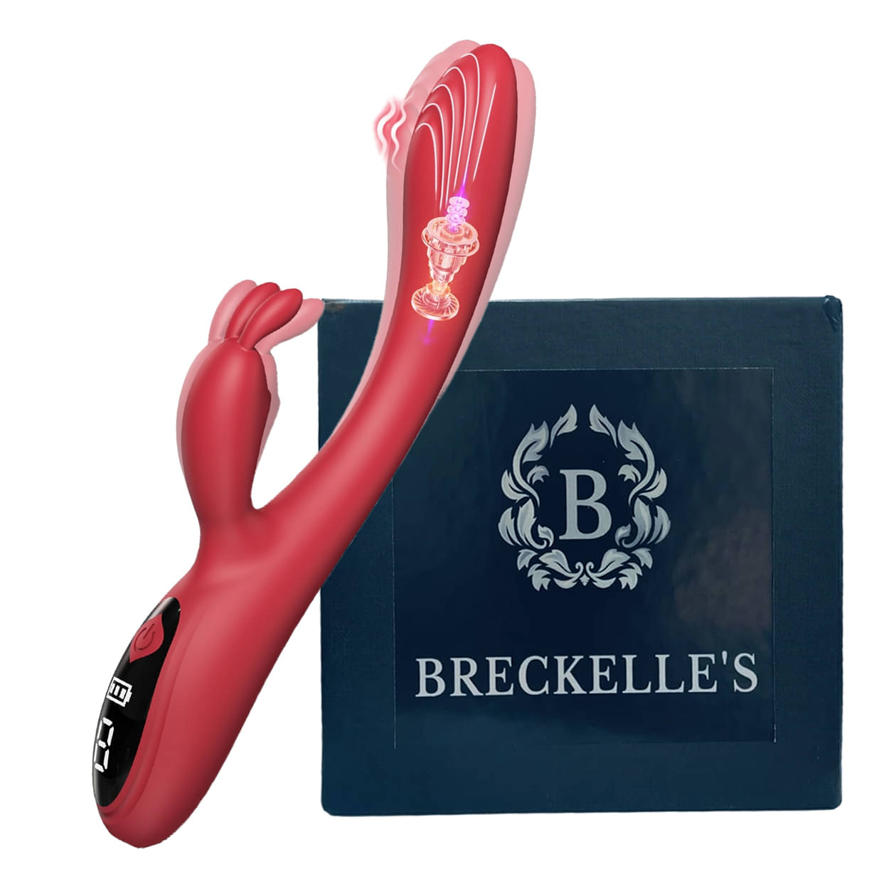     			Breckelle's LED Display 9 Mode Portable Manual Massager