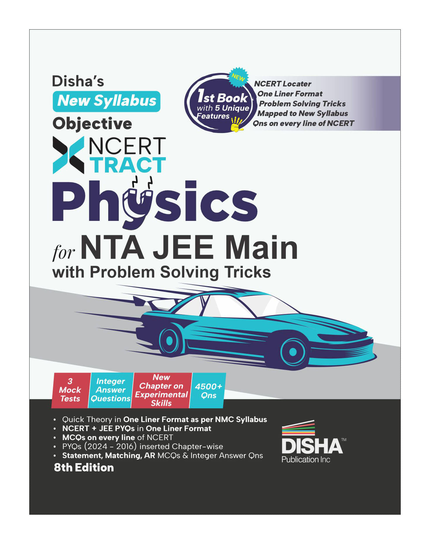 Disha's New Syllabus Objective NCERT Xtract Physics for NTA JEE Main 7th Edition | Useful for BITSAT, VITEEE & Advanced | One Liner Theory, MCQs/ NVQs Disha's New Syllabus Objective NCERT Xtract Physics for NTA JEE Main 7th Edition | Useful for BITSAT, VITEEE & Advanced | One Liner Theory, MCQs/ NVQs
