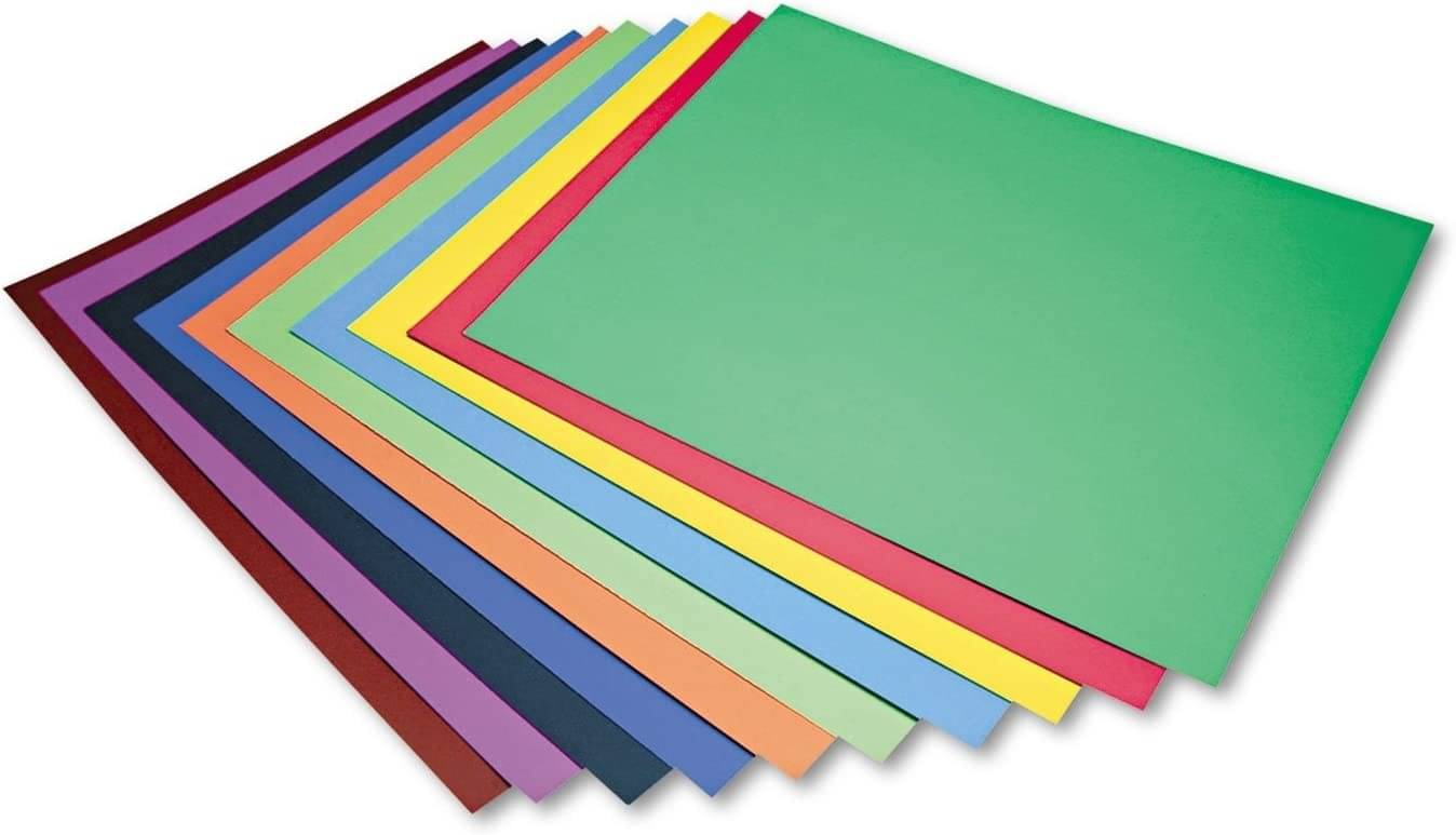     			ECLET 40 pcs Color A4 Medium Size Sheets (10 Sheets Each Color) Art and Craft Paper Double Sided Colored