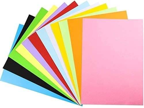     			ECLET A4 100 Coloured Sheets (10 Sheets each color)Copy Printing /Art and Craft Paper Double Sided Coloured Origami Folding DIY Craft Smooth Finish use in Home, School, Office Stationery Children's Day Gift, Birthday Gift, Party Favors,christmas decor etc