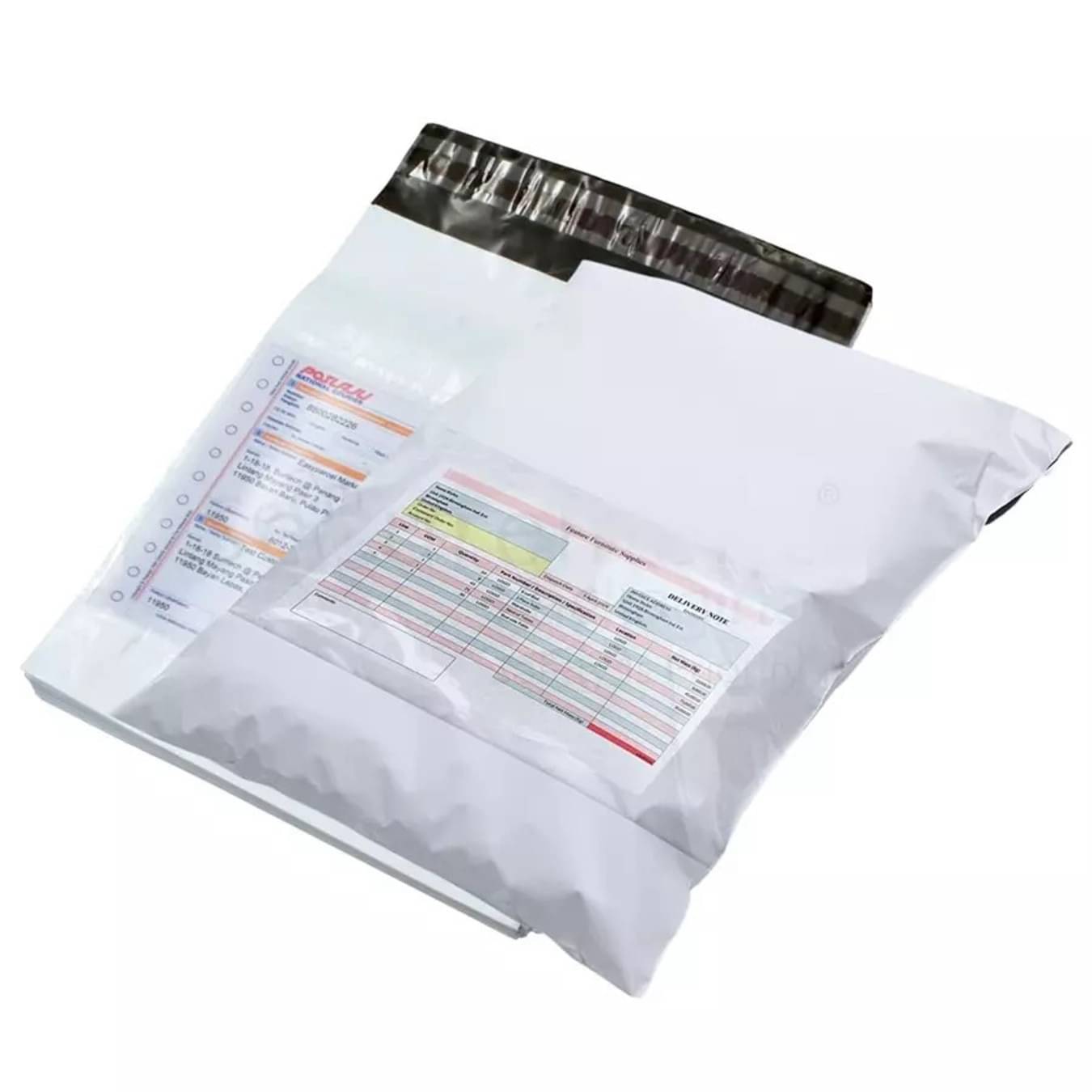     			Sumaay Group 10 x 14 Inch, 50 micron Tamper Proof Courier Bags with Pocket for Packing (Pack of 100)