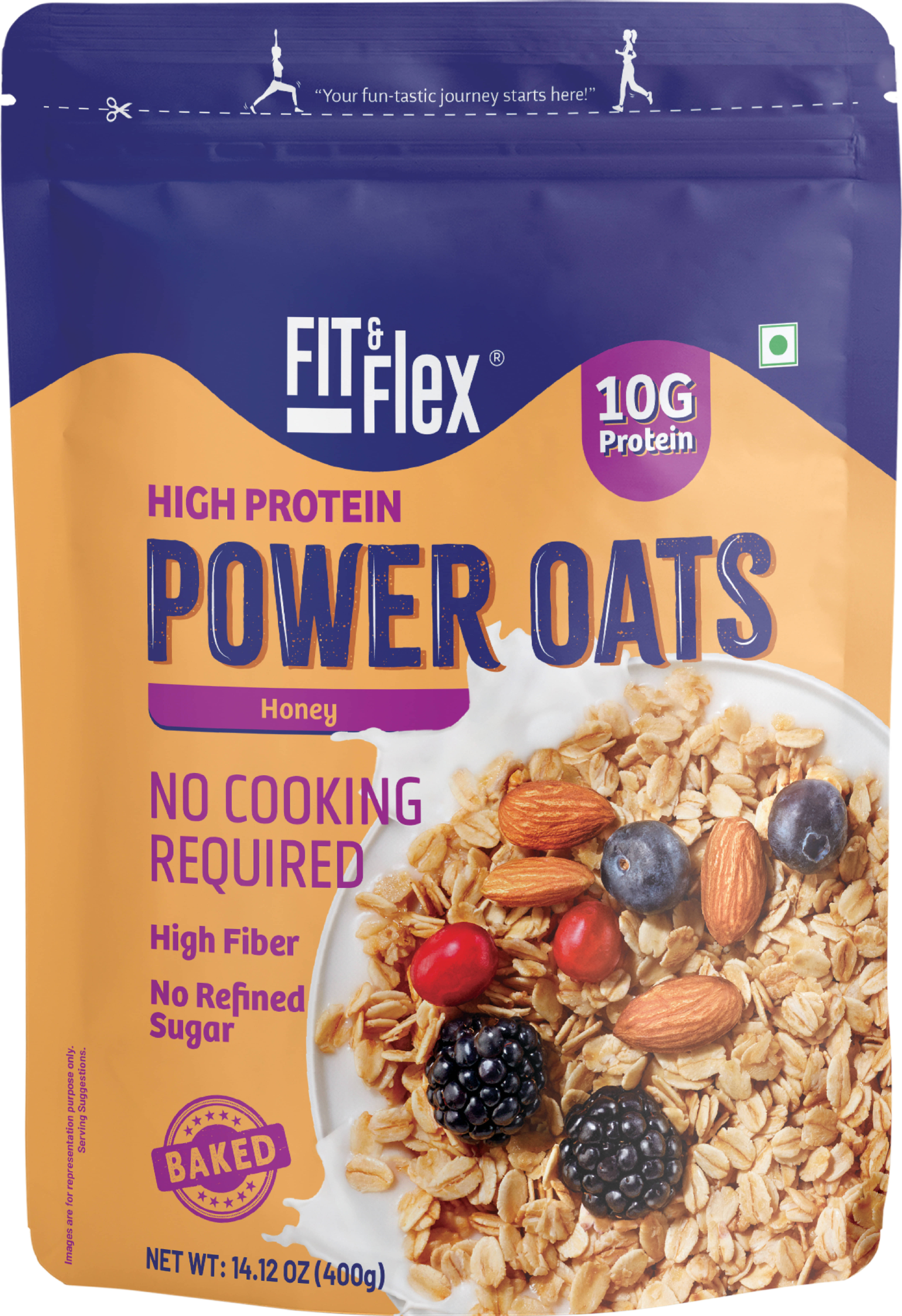     			Fit & Flex Oats 400 gm