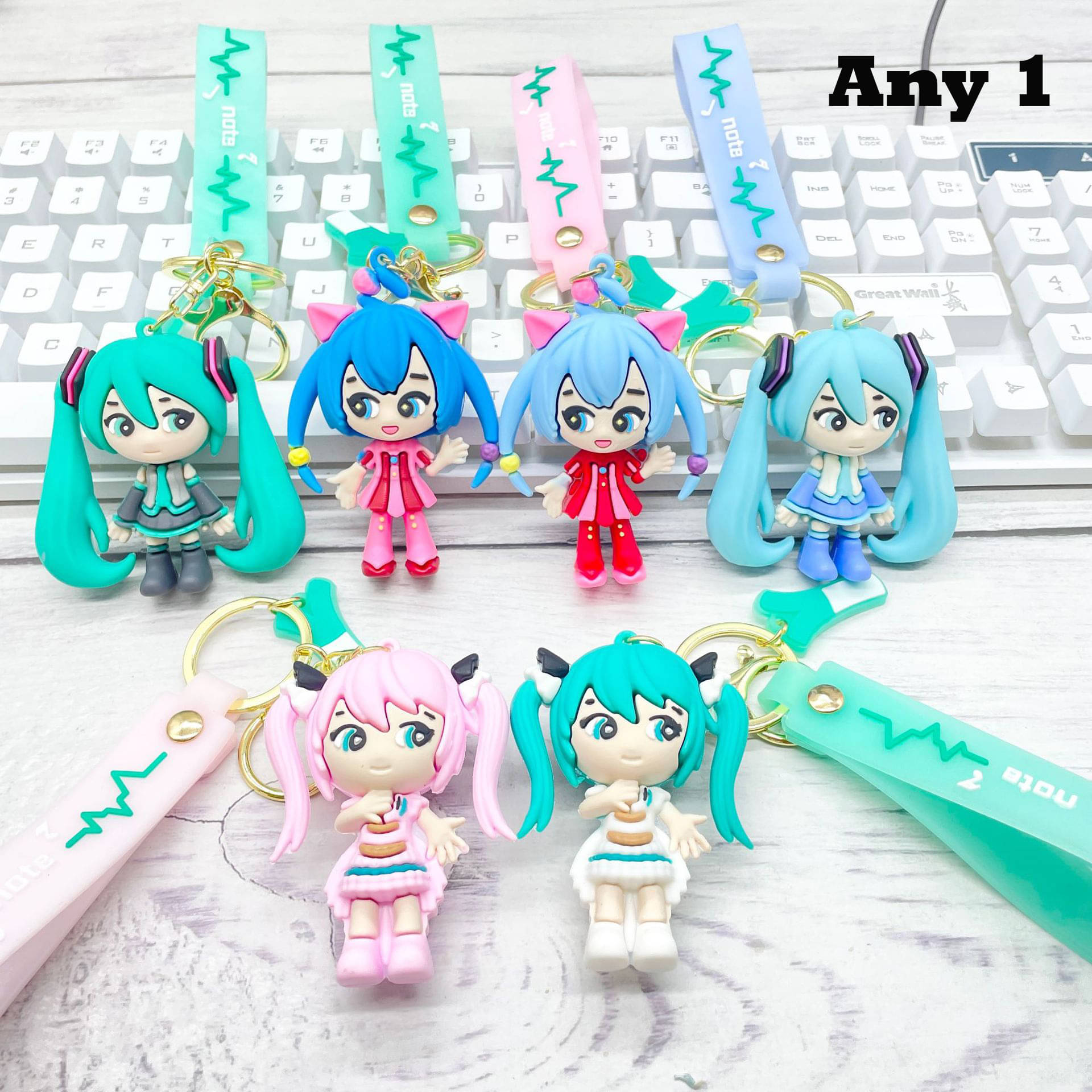     			Flenzy Multi Color Key Chain ( Pack of 1 )
