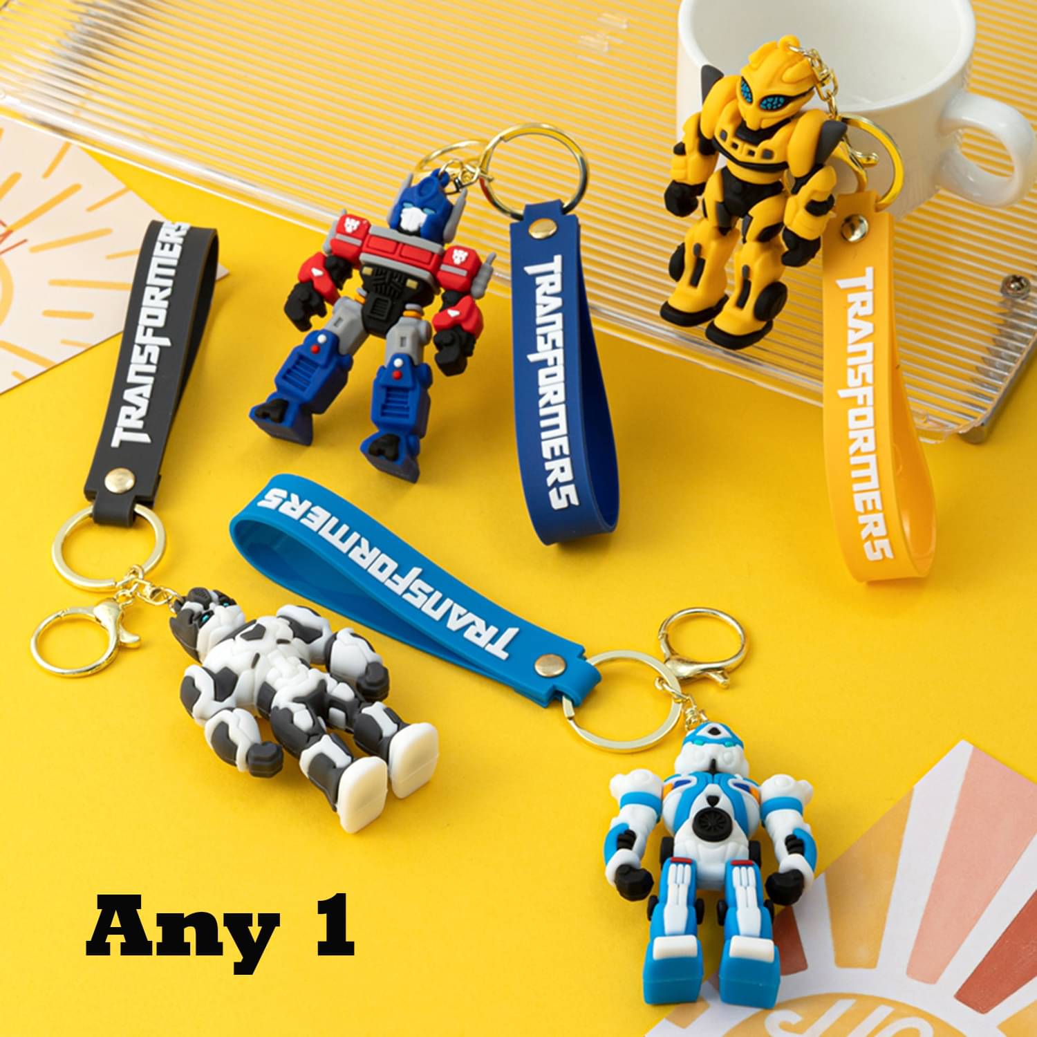     			Flenzy Multi Color Key Chain ( Pack of 1 )