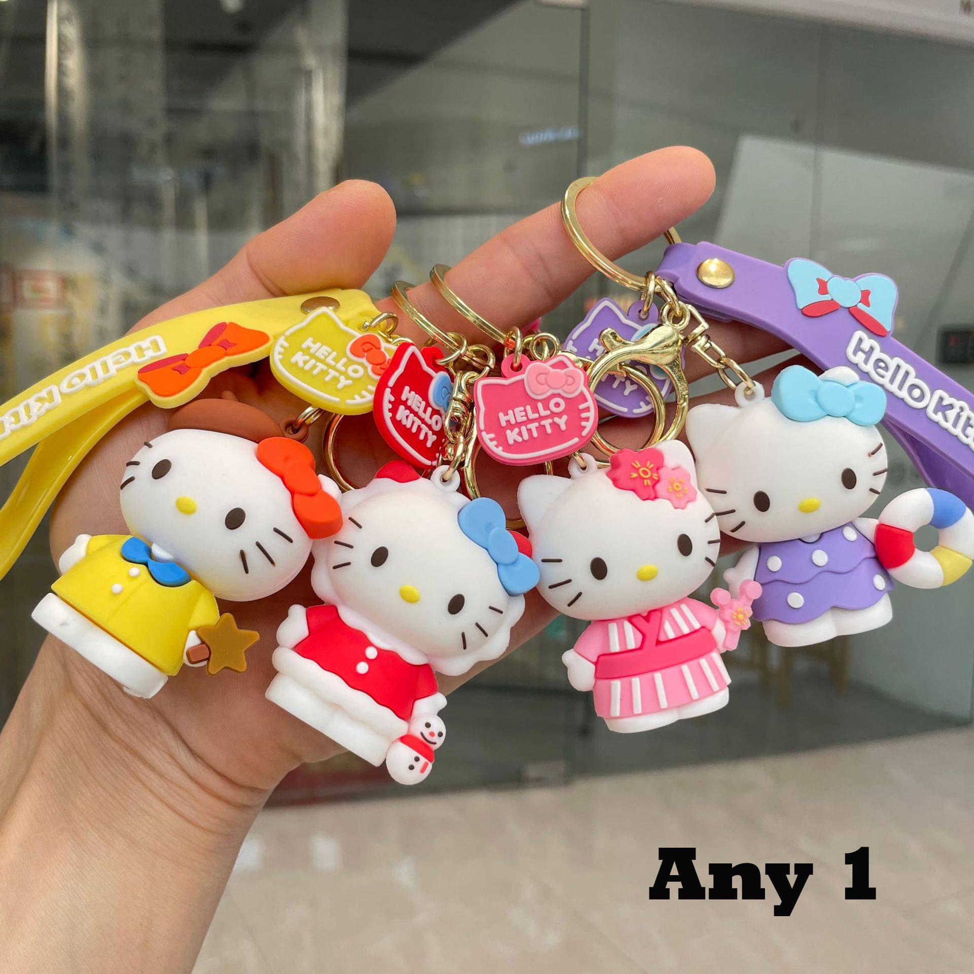     			Flenzy Multi Color Key Chain ( Pack of 1 )