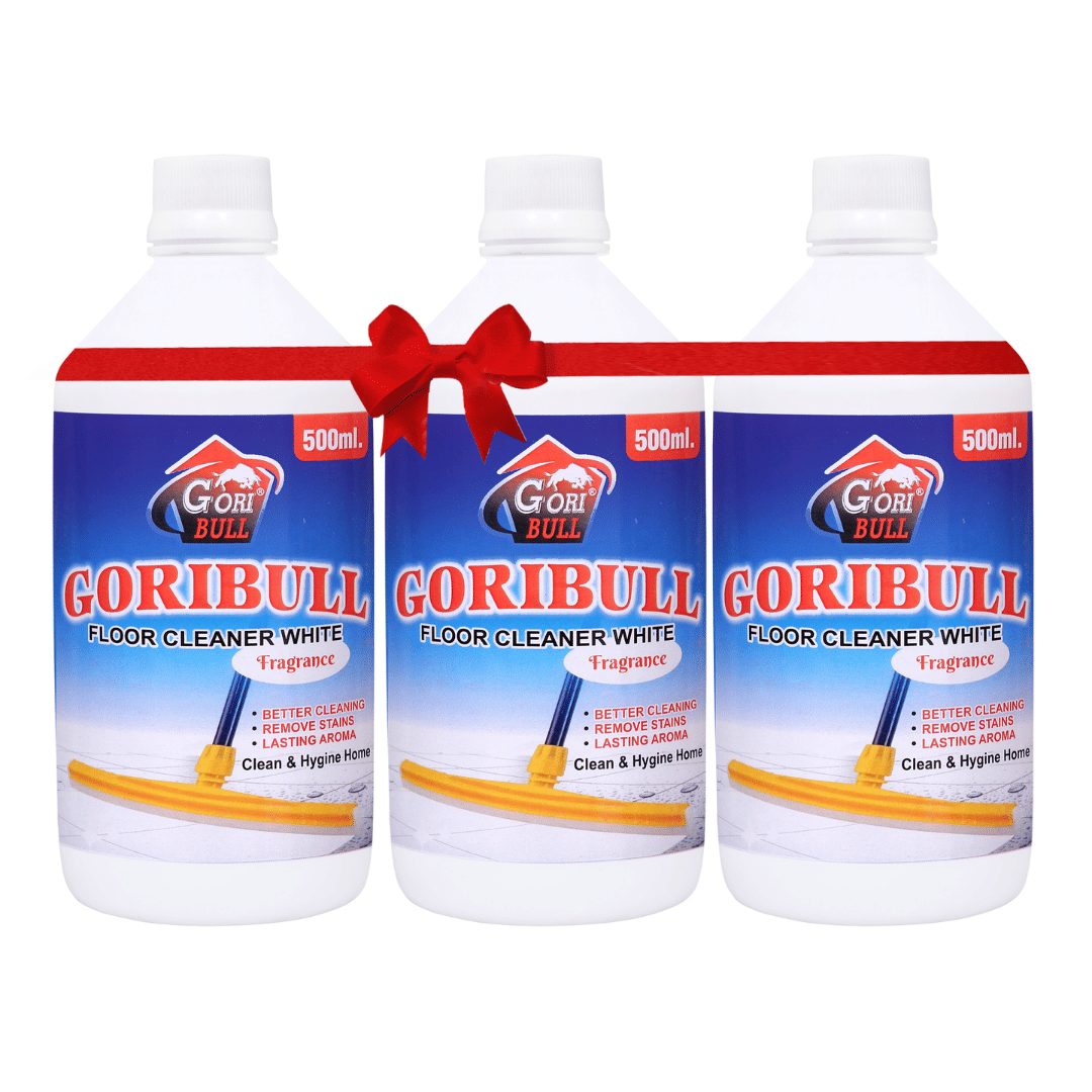 GORIBULL GORIBULL Floor Cleaner WHITE 1500 mL Pack Of 3 GORIBULL GORIBULL Floor Cleaner WHITE 1500 mL Pack Of 3