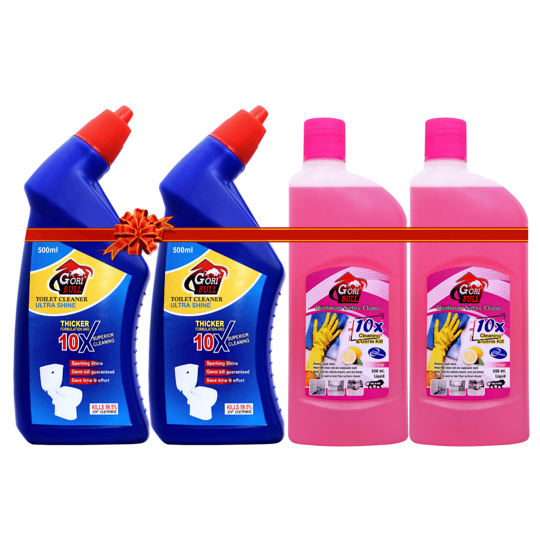 GORIBULL GORIBULL Toilet Cleaner Ready to Use Liquid REGULAR 2 Pack of 4     			GORIBULL GORIBULL Toilet Cleaner Ready to Use Liquid REGULAR 2 Pack of 4