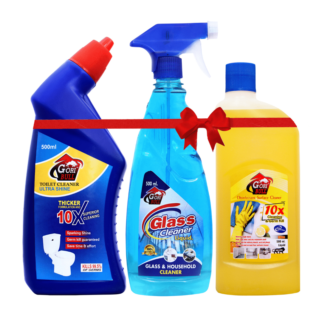     			GORIBULL GORIBULL Toilet Cleaner Ready to Use Liquid REGULAR 1500 Pack of 3