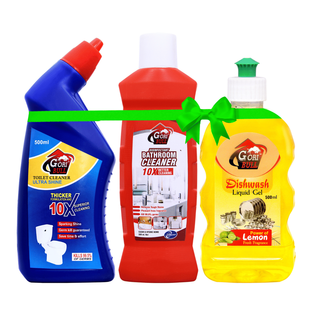 GORIBULL GORIBULL Toilet Cleaner Ready to Use Liquid 1500 Pack of 3     			GORIBULL GORIBULL Toilet Cleaner Ready to Use Liquid 1500 Pack of 3