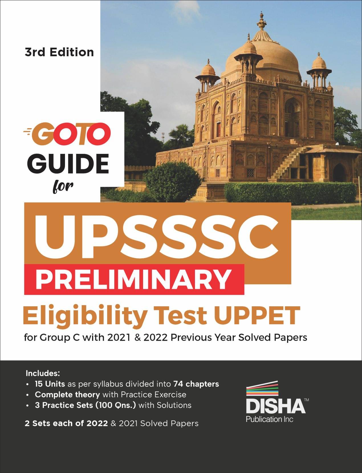     			GoTo Guide for UPSSSC Preliminary Eligibility Test (UPPET) for Group C with 2021 & 2022 Previous Year Solved Papers 3rd Edition | Uttar Pradesh