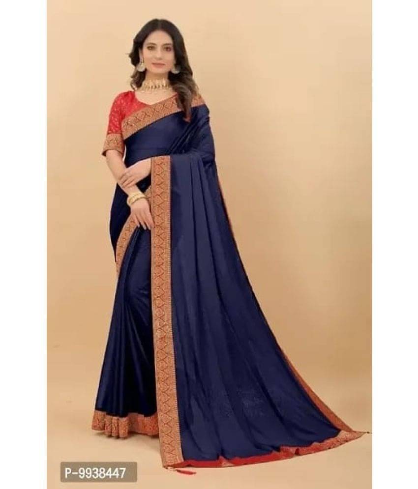Gullak Art Silk Dyed Saree With Unstitched Blouse Piece ( Blue ) Gullak Art Silk Dyed Saree With Unstitched Blouse Piece ( Blue )