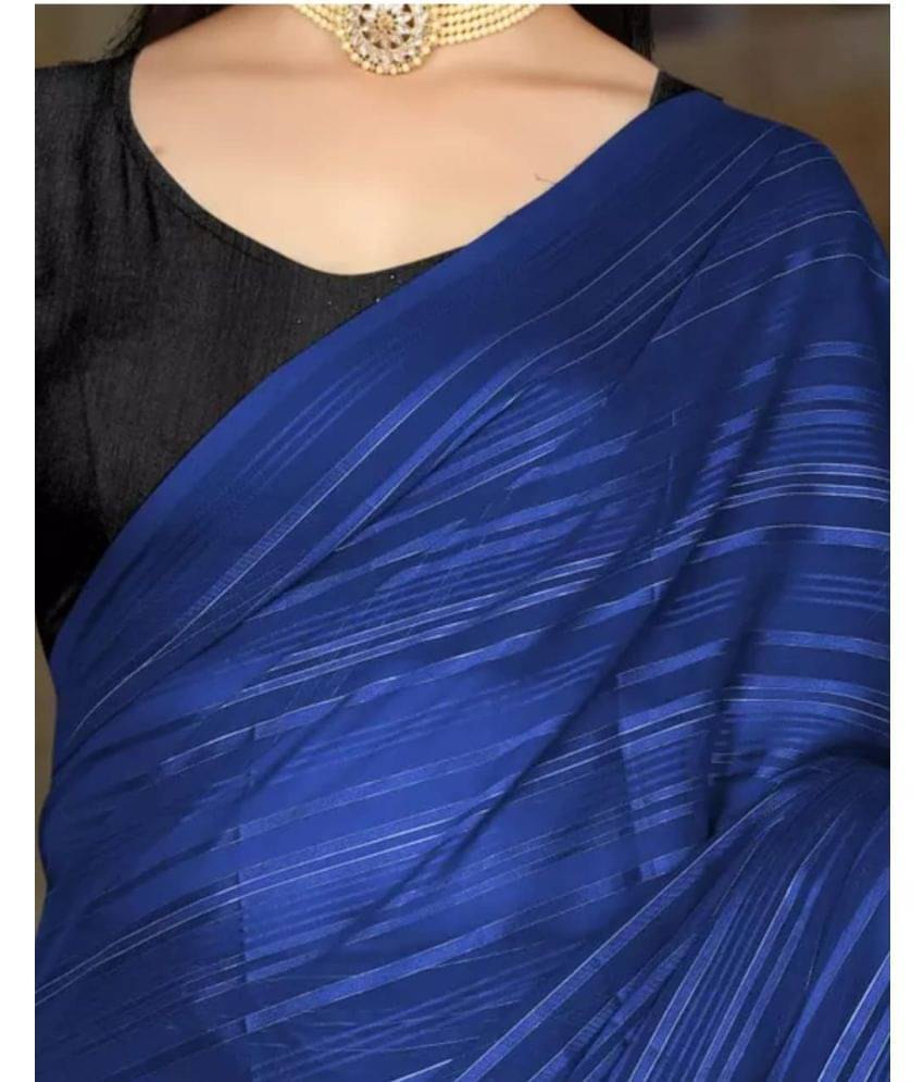 Gullak Art Silk Dyed Saree With Unstitched Blouse Piece ( Blue ) Gullak Art Silk Dyed Saree With Unstitched Blouse Piece ( Blue )
