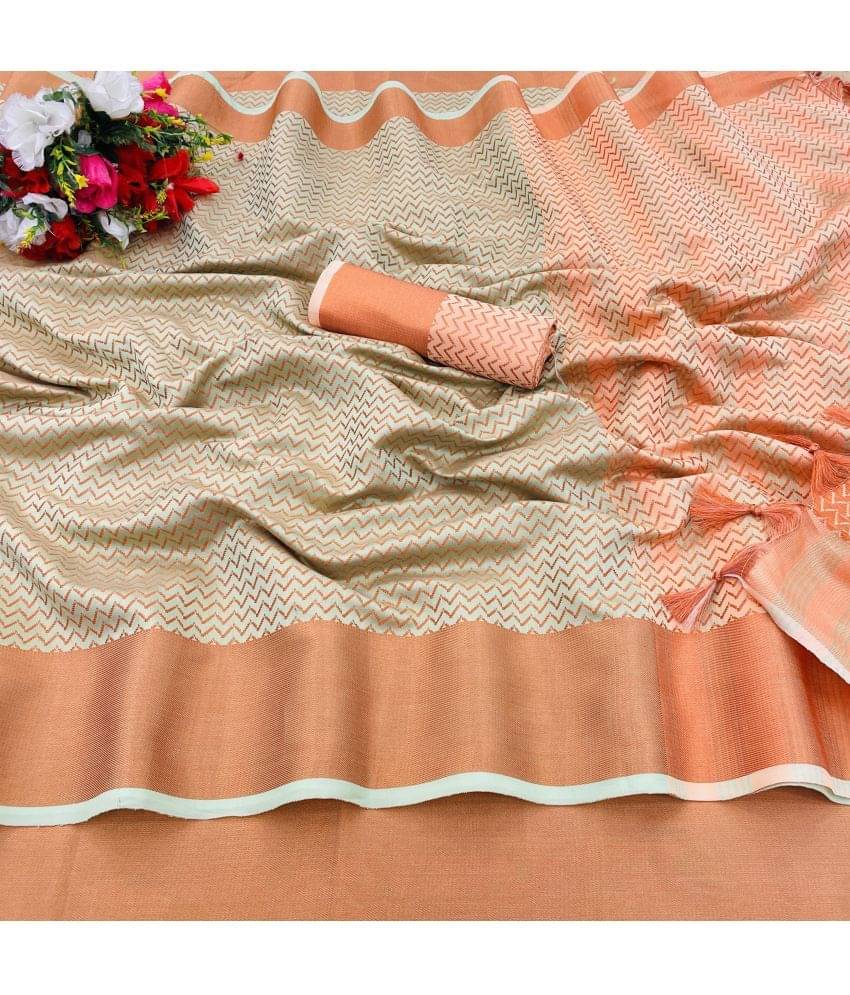 Gullak Art Silk Self Design Saree With Unstitched Blouse Piece ( Cream ) Gullak Art Silk Self Design Saree With Unstitched Blouse Piece ( Cream )
