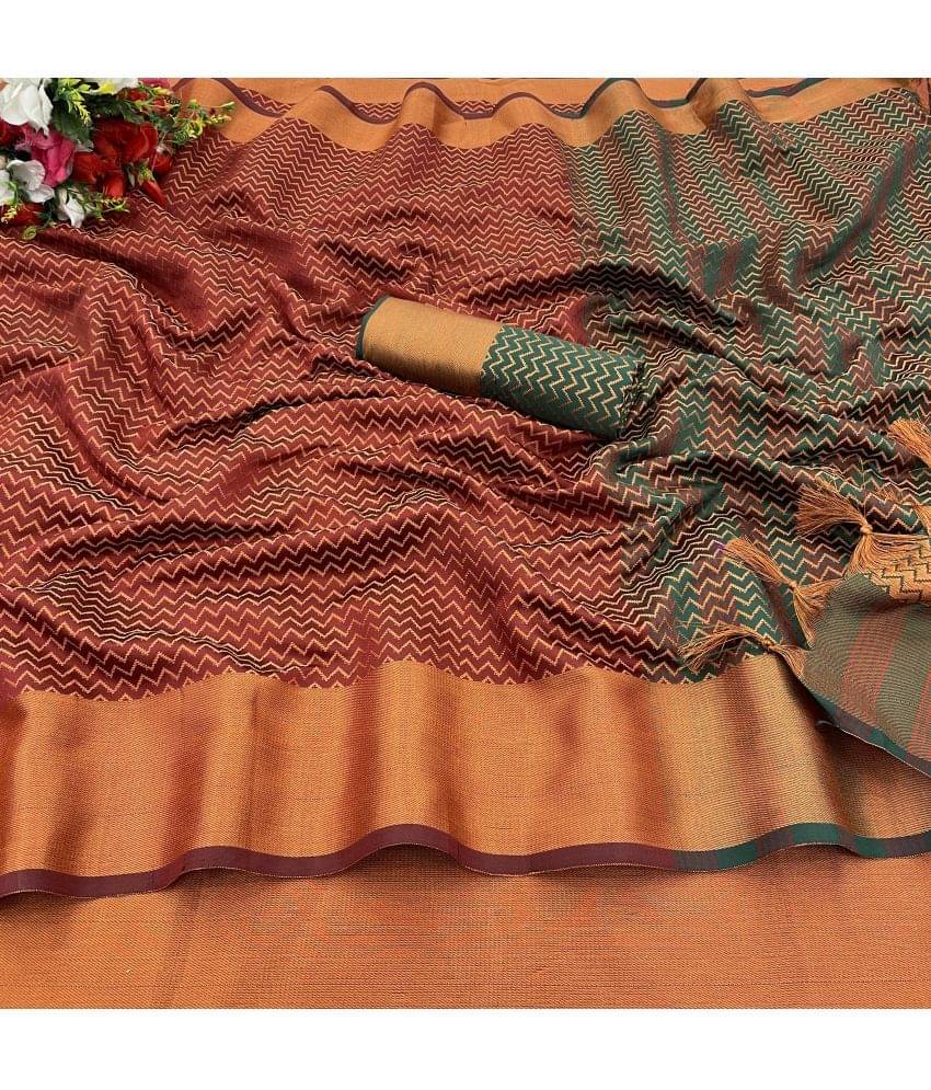 Gullak Art Silk Self Design Saree With Unstitched Blouse Piece ( Maroon ) Gullak Art Silk Self Design Saree With Unstitched Blouse Piece ( Maroon )