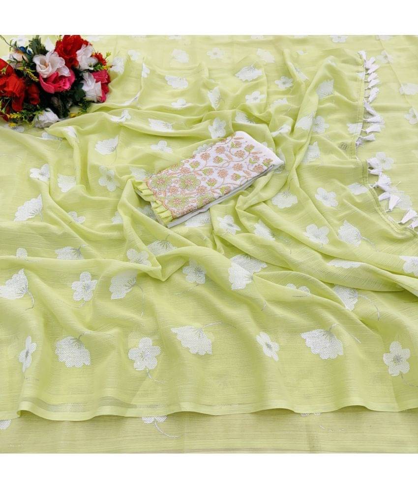 Gullak Georgette Embellished Saree With Unstitched Blouse Piece ( Mint Green ) Gullak Georgette Embellished Saree With Unstitched Blouse Piece ( Mint Green )