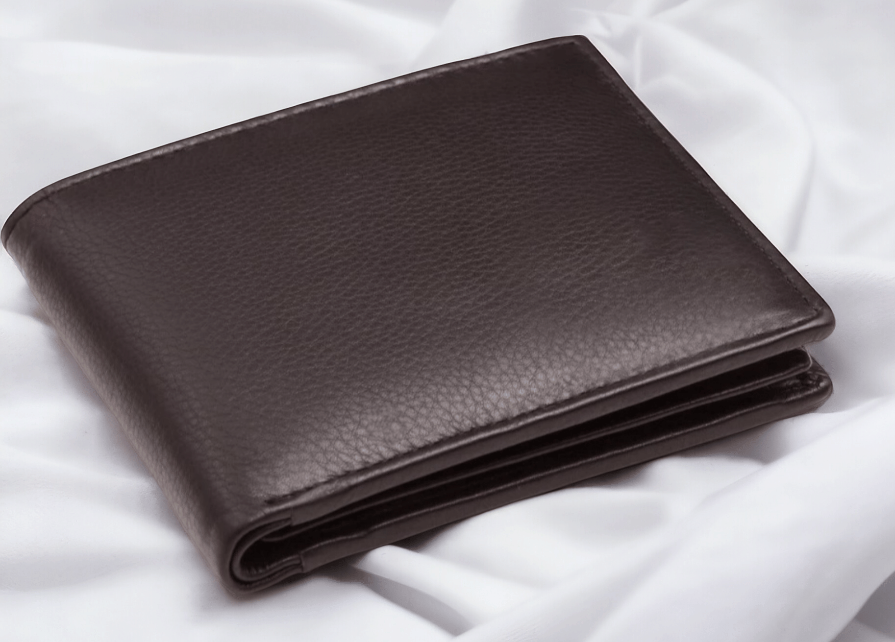    			HIDEFLIX Leather Solid Men's Regular Wallet With 7 Slots For Card ( Brown , Pack of 1 )