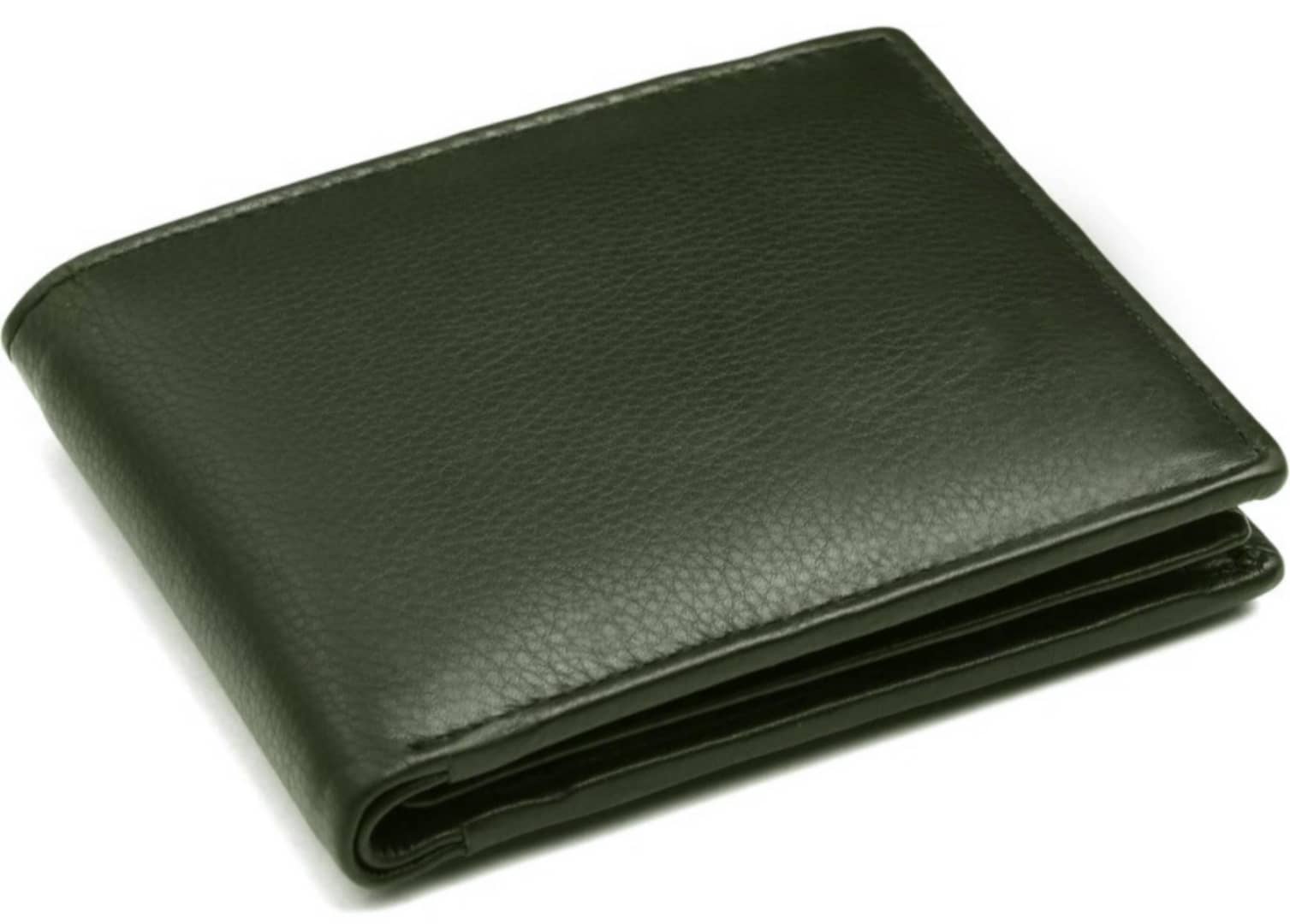 HIDEFLIX Leather Solid Men's Regular Wallet With 7 Slots For Card ( Green , Pack of 1 ) - Handbags | Buy online on ZillyBuy
